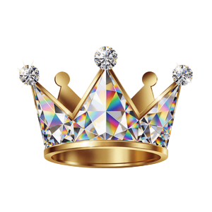 Diamant Krone als Emblem der f&uuml;nften und h&ouml;chsten VIP-Stufe im Millioner Casino