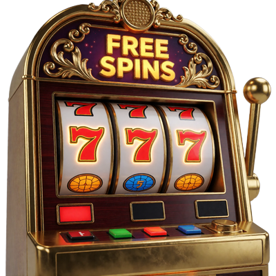 Goldener Spielautomat mit Freispiel-Symbolen f&uuml;r die zweite Einzahlung des Millioner Bonus