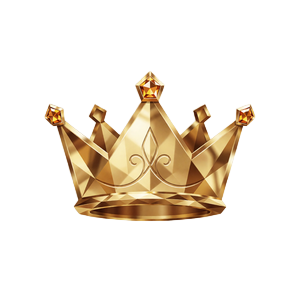 Gold Krone als Emblem der dritten VIP-Stufe mit w&ouml;chentlichem Cashback