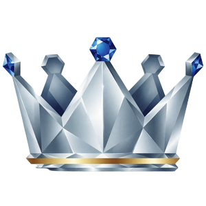 Platin Krone als Emblem der vierten VIP-Stufe mit pers&ouml;nlichem VIP-Manager